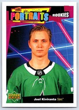 2020-21 Upper Deck UD Portraits Joel Kiviranta Rookie Dallas Stars #P-72