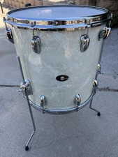 Beautiful 1968-9 Slingerland 14x14 WMP Floor Tom Drum. Bright Sharp Color,  Exc!