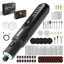SHALL Cordless Rotary Tool Kit, 3.7V Mini Rotary Tool with 5 Speed and 104 Ac...