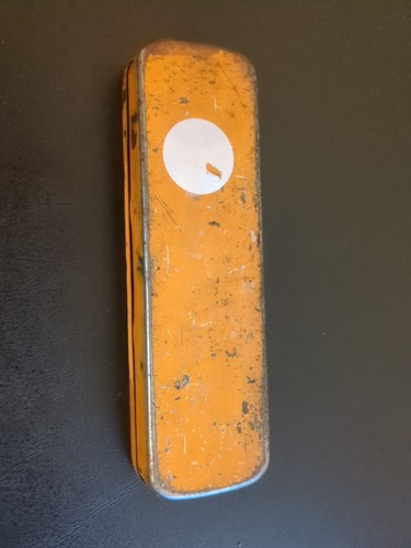 Vintage 1950s Dunlop Long Cycle Rubber Tire Tube Repair Kit Tin - Picture 2 of 3