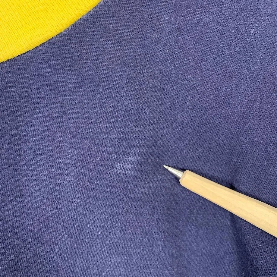 Camisa De Colección Y2K Rusty Surfwear Patinador Timbre Manga Corta Azul/Amarillo Para Hombre XL Foto 4 de 4