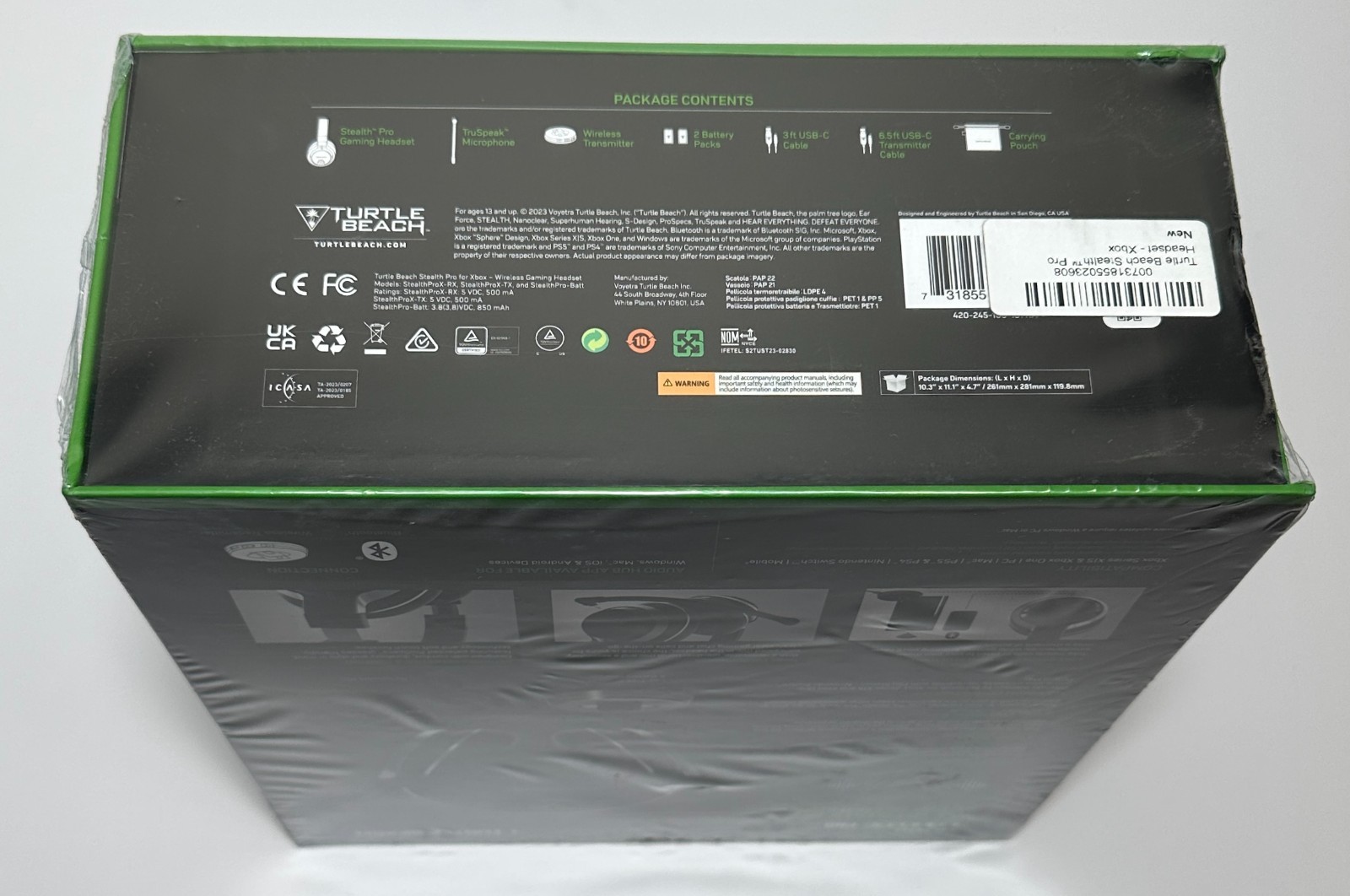 Turtle Beach Stealth Pro Wireless Headset Xbox Series X S PC ANC NEW Sealed