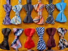 12 pc  MENS BOW TIES  PRE-TIED  IZOD, CROFT  BARROW, EXPRESS  MORE