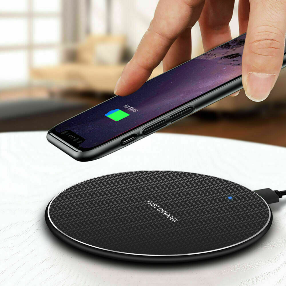 Wireless Charger Fast Charge Pad For Samsung For iPhone XS Max X XR 12 11 Pro-image