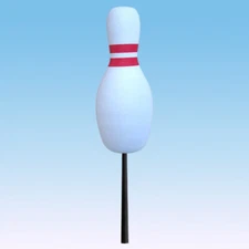 Tenna Tops Bowling Pin Bowler Gift Car Decor Antenna Topper Auto Accessory NEW