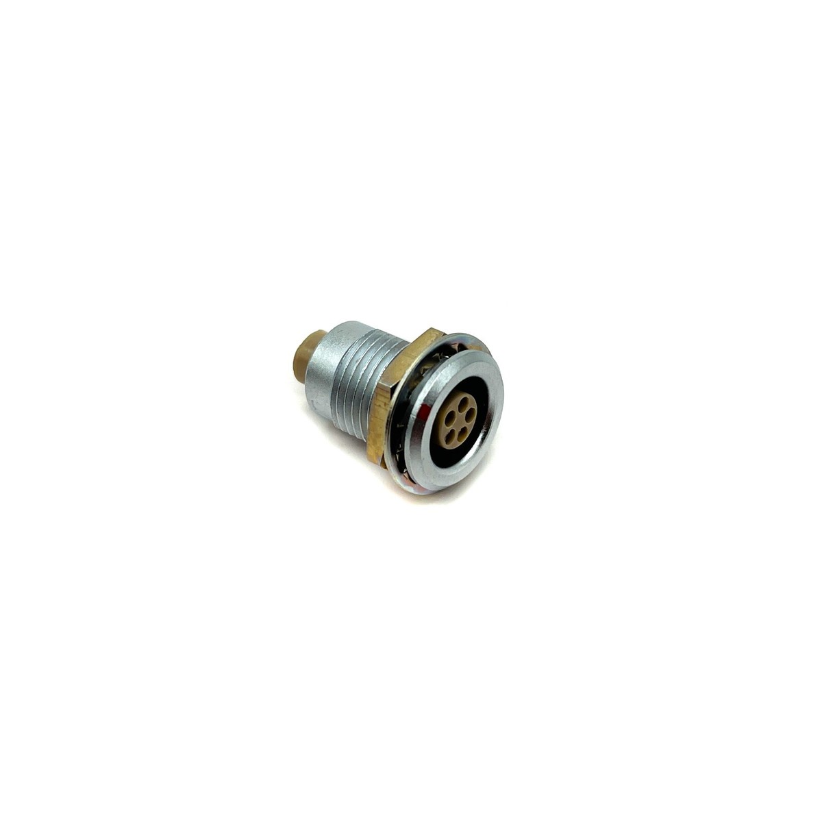 Lemo Swiss B Series EGG-1B-305 5-Contact Fixed Socket, Nut Fixing