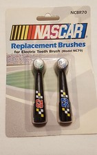 NASCAR themed replacement brushes for electric toothbrush model NCBR70