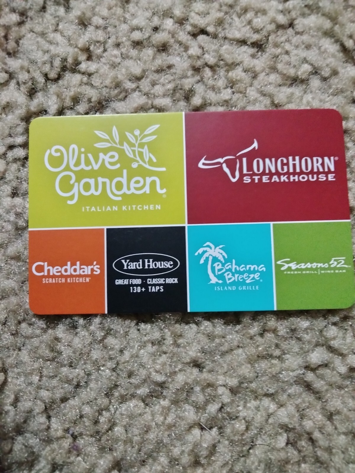 15 Gift Card Olive Garden, Cheddars, Longhorn Steakhouse, etc Free