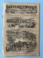 Harper's Weekly 10-11-1862 BATTLE OF ANTIETAM General Mansfield, Jackson TN MAP!