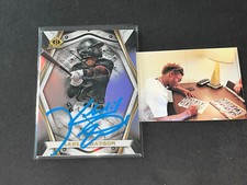 Kahlil Watson Marlins Auto Signed 2022 1st Bowman Invicta