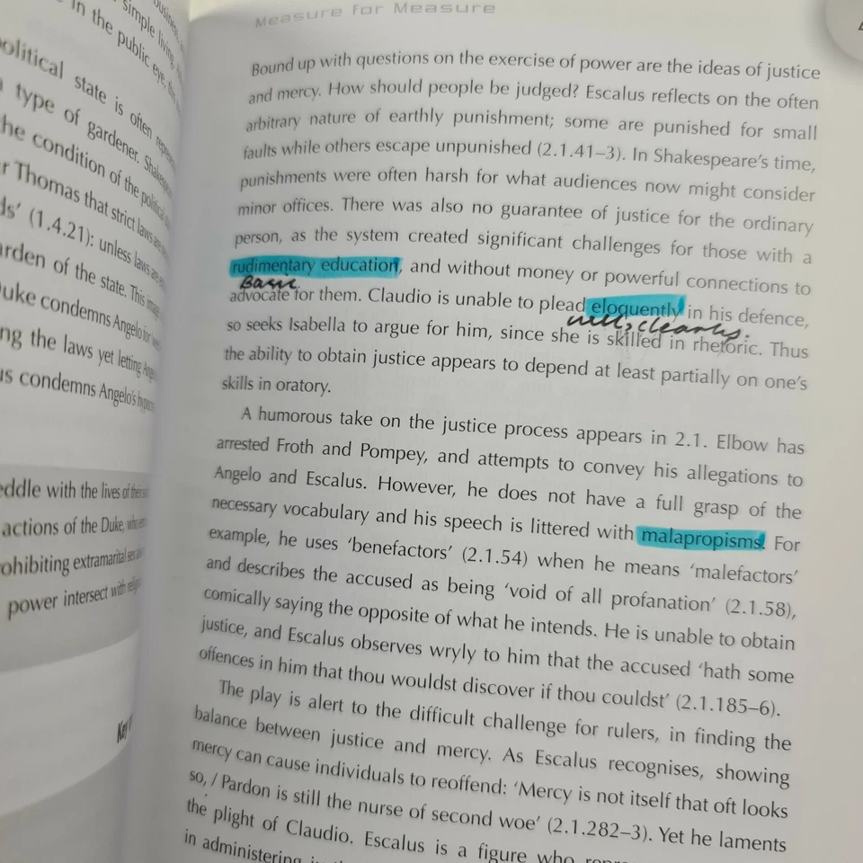Insight Text Guides William Shakespeare's Measure For Measure Paperback Book - image 3 of 4