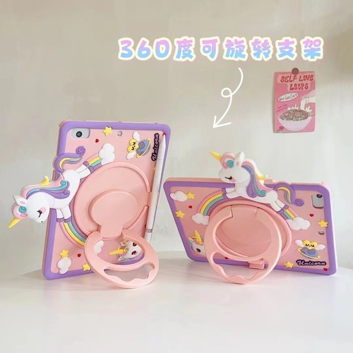 Unicorn Kid Shockproof Silicone Case For Samsung Galaxy Tab A7 Lite A8 A9 A9+ - Picture 6 of 9