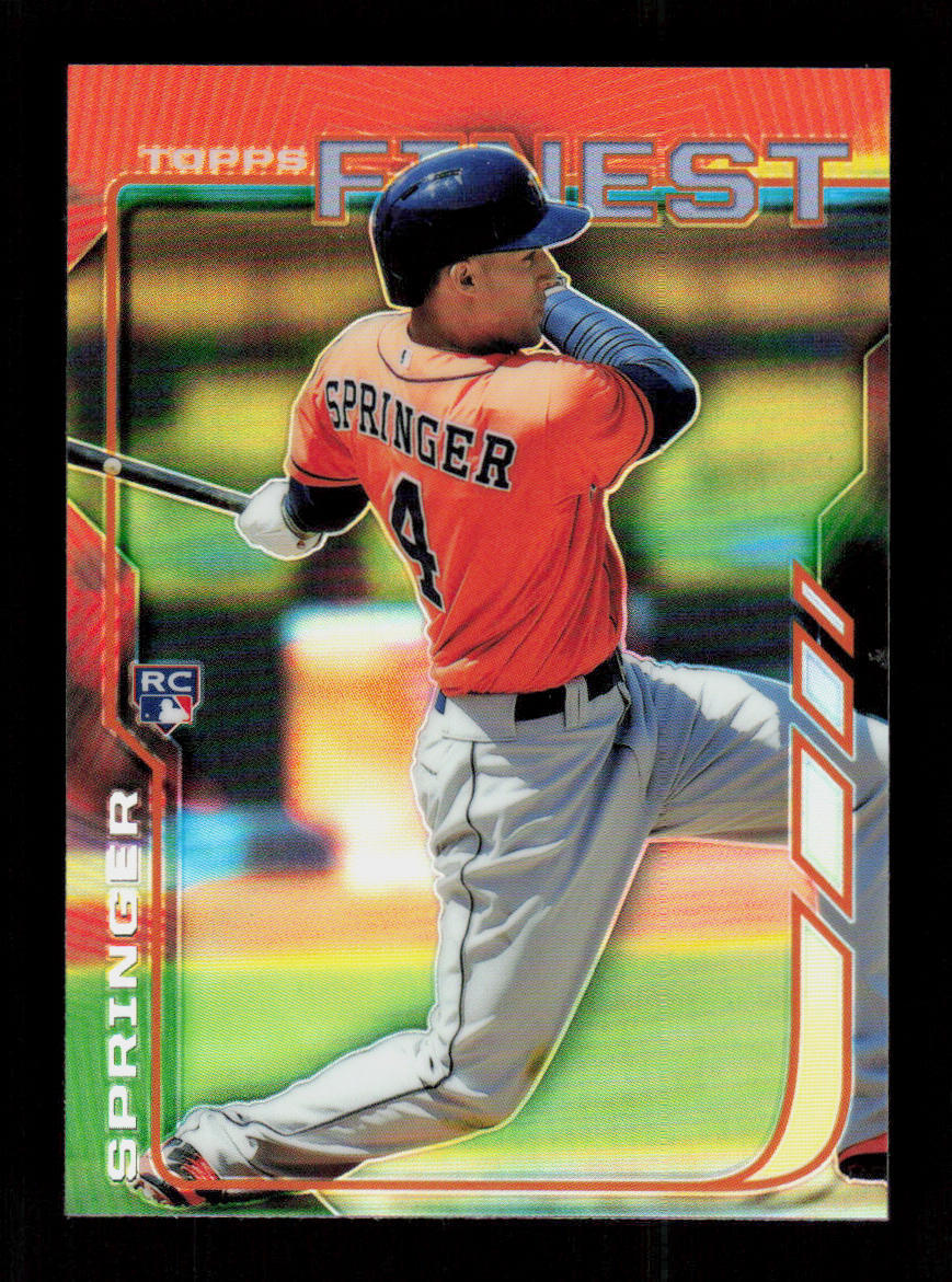 2014 Finest #39 George Springer RC Refractor
