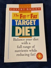 The Fit or Fat Target Diet by Covert Bailey 1989 Trade Paperback Book Vintage
