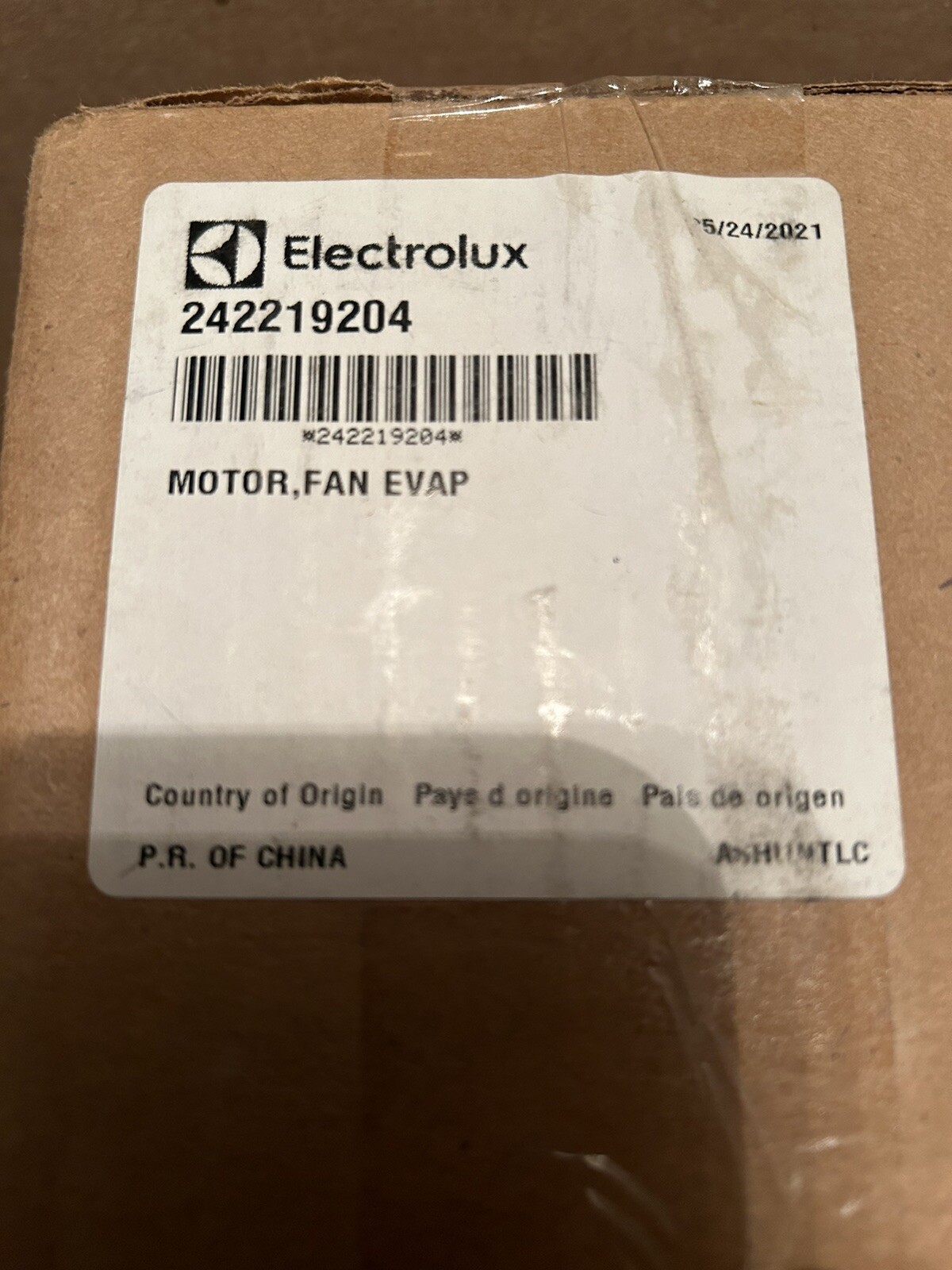 NEW “OEM” FRIGIDAIRE REFRIGERATOR EVAPORATOR FAN MOTOR #242219204