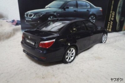 1/18 Kyosho BMW 5 Series E60 Sedan 545i Blue w/ Box From Japam