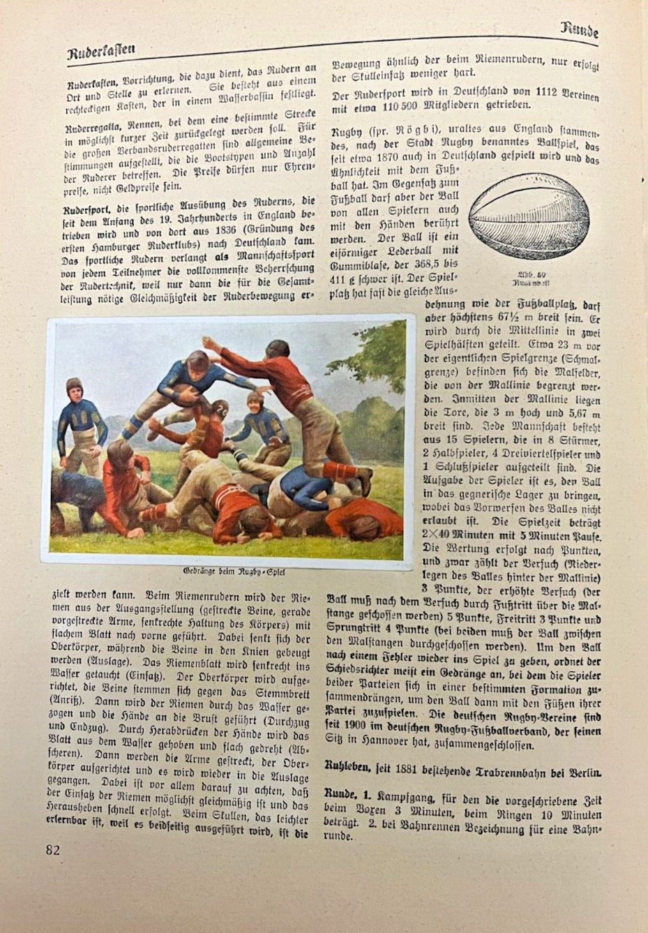 Vintage 1932 Handbuch Des Sports Album -- Includes Babe Ruth and 111 ...