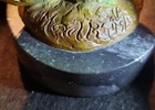 Bronze sculpture by Eugene Morelli: "Desert Jewel" 2004, Black Marble Base — photo 5