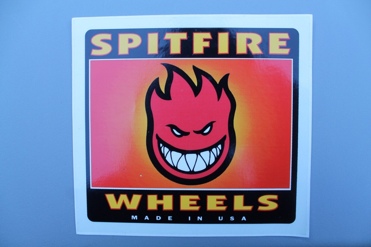 Spitfire Skateboard Wheels Flame Face Fire OG Z68C Vintage