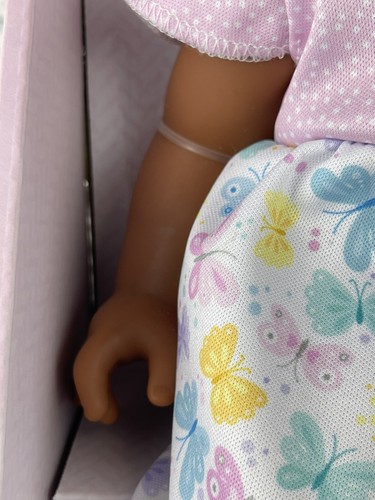 NIB Perfectly Cute My Sweet Baby Pink Dress Brunette Baby Doll with Brown Eyes - Picture 12 of 16