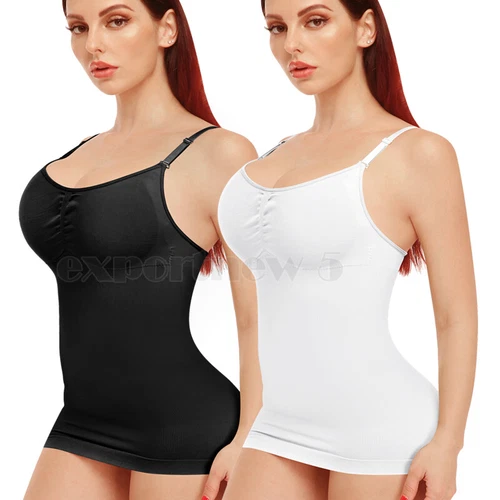Lady Cami Tummy Firm Control Body Shaper Slimming Waist Shapewear Seamless Vest - Picture 36 of 41