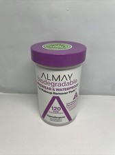 Almay Biodegradable Longwear Waterproof Eye Makeup Remover Pads 120ct BRAND NEW