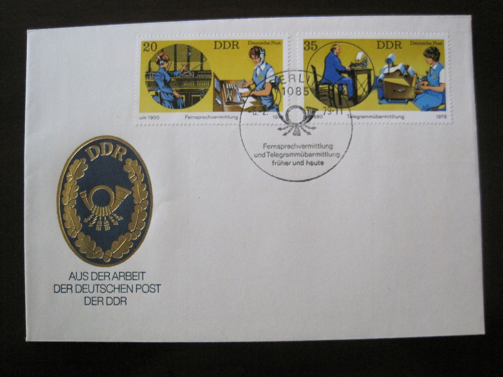 Ddr Fdc Minr. 2400-2401 First Day Berlin Special Postmark (243) | eBay
