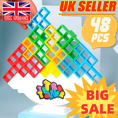 Tetra Tower Balance Stacking Blocks Game - High-intellectual Building Blocks  For Children Desktop Game, Board Game For Family, Parties, Kids Building  Blocks Toy Random Color - Temu United Kingdom