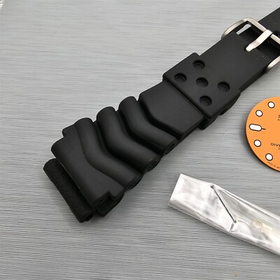 NEW AF SEIKO 7S26 0020 SKX007 ORANGE BLACK KIT CASE BEZEL GLASS