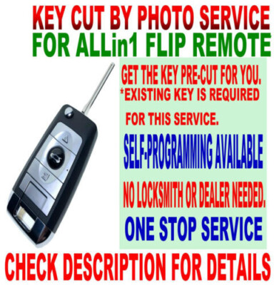 KEY CUT BY PHOTO R.R FLIP REMOTE 11-13 SCION TC 08-12 XD CHIP-G KEYLESS CHIP FOB