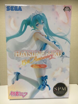 Hatsune Miku 15th Anniversary Ver. Thou Vocaloid Anime Figure SEGA