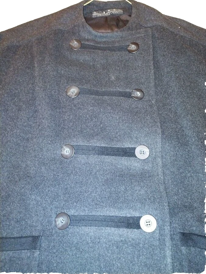 Abrigo Bisang Suiza Ing Loro Piana Superfino 100% Lana de Cordero Mujer Talla 6 Foto 2 de 4