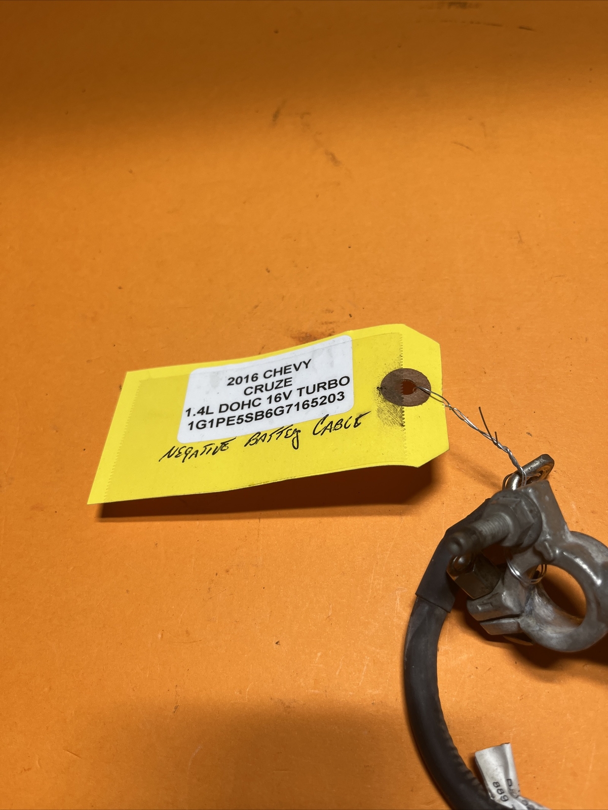 20132016 CHEVY CRUZE NEGATIVE BATTERY CABLE OEM 22754271 D95 eBay