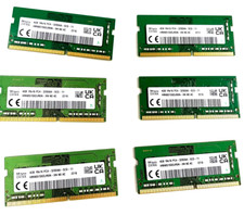 LOT of 6 Samsung 4GB PC4-3200AA DDR4 SODIMM Memory