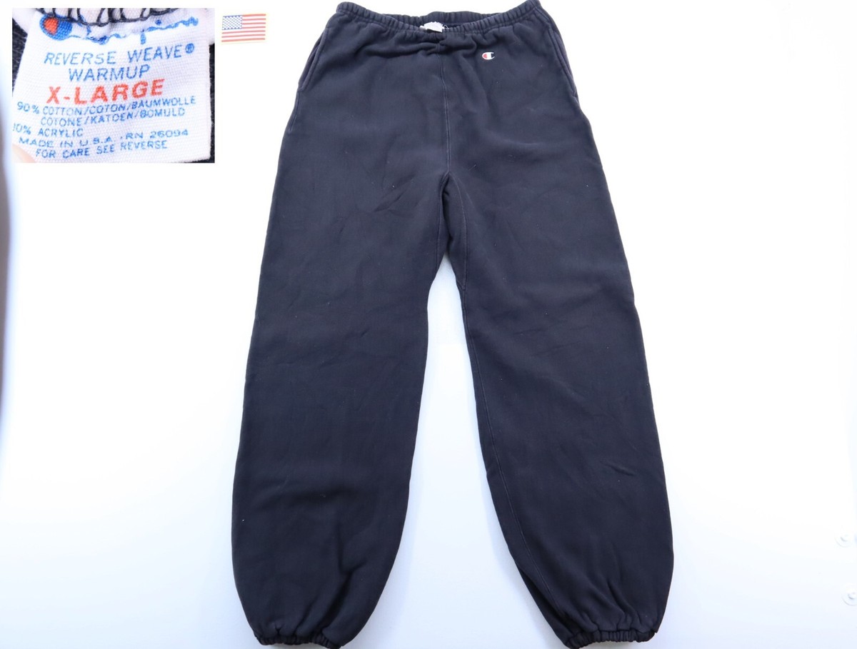 Vintage 80s Champion Reverse-Weave Pants XL Sweatpants USA