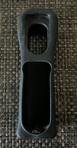 Nintendo Wii OEM Remote Controller Hülle Silikon Gummi Griff Schwarz RVL-022