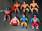 Vintage He-man lot of 7 Masters of the Universe Action Figures Mattel Motu 80's