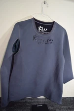 Kutting Weight Sauna Suit Weight Loss Neoprene Shirt Top Long Sleeve WOMENS XL