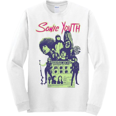 Men's Sonic Youth Kool Thing Long Sleeve Large White