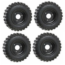 6" inch 410-6 4.10-6 Tire Rim Wheel 3 Stud Knuckle Hub For ATV Golf Quad Scooter
