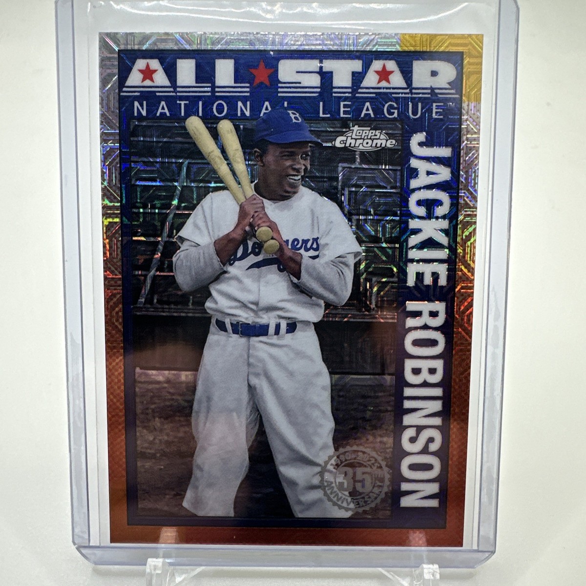 2025 Topps Series 2 Jackie Robinson 1990 Chrome All Stars