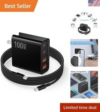 Efficient 100W USB-C Fast Charger for DJI Mini, Air 2S, and Avata Drones
