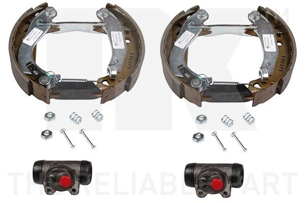 NK Mâchoires de Frein Fixés Essieu Arrière Compatible pour Peugeot 205 à Tambour - Photo 3/3