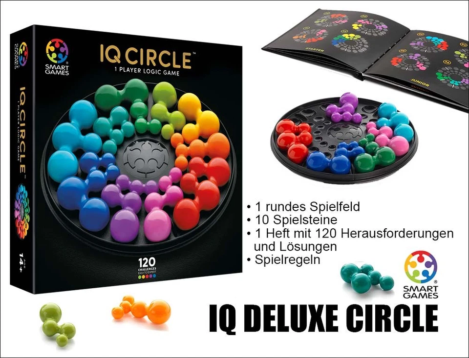 Smart Games: IQ Deluxe Circle / Neu und OVP / Spielen und kreativ denken