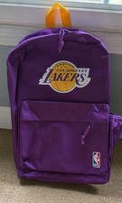 BNWT NBA Los Angeles Lakers Backpack Purple