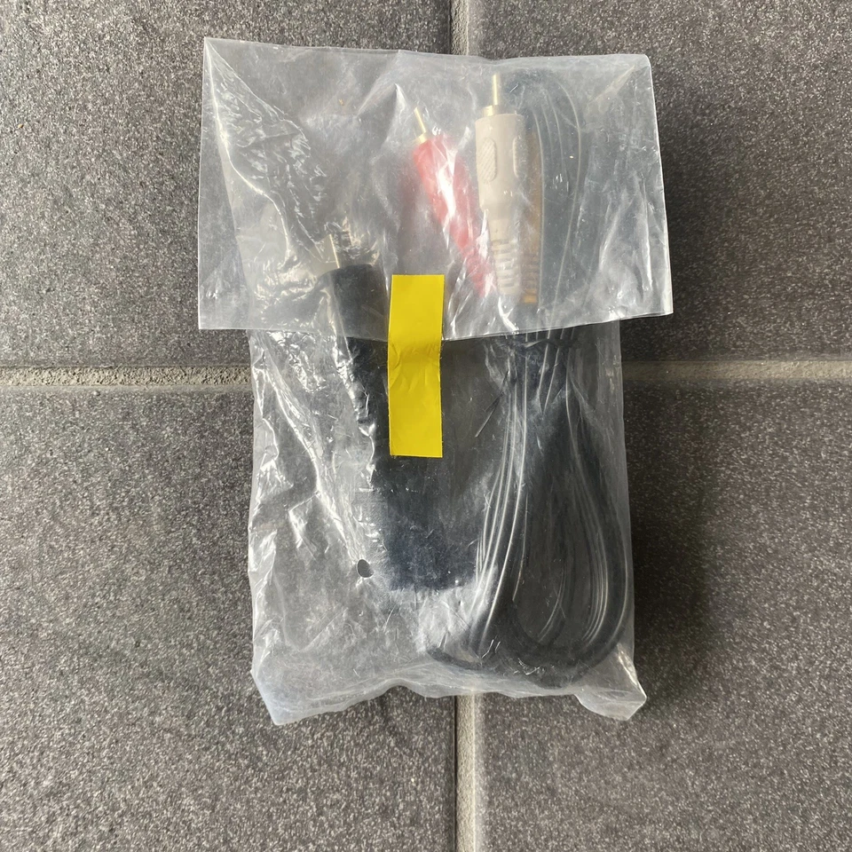 NEW Genuine Sony PS1 PS2 AV Cable Video RCA Composite Cord OEM Sealed - Image 2 of 4