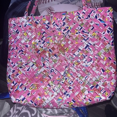 Woven Juice Box Tote