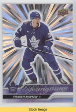 2023-24 Upper Deck Series 2 Young Guns Outburst Fraser Minten #482 READ 11ff