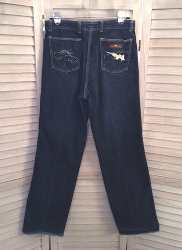 Vintage 70s Tale-Lord Denim Jeans, Airplane Pocket, Size 30 X 28 - Excellent