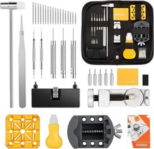 72Pcs Watch Repair Kit Watchmaker Back Case Remover Opener Link Pin Spring Bar